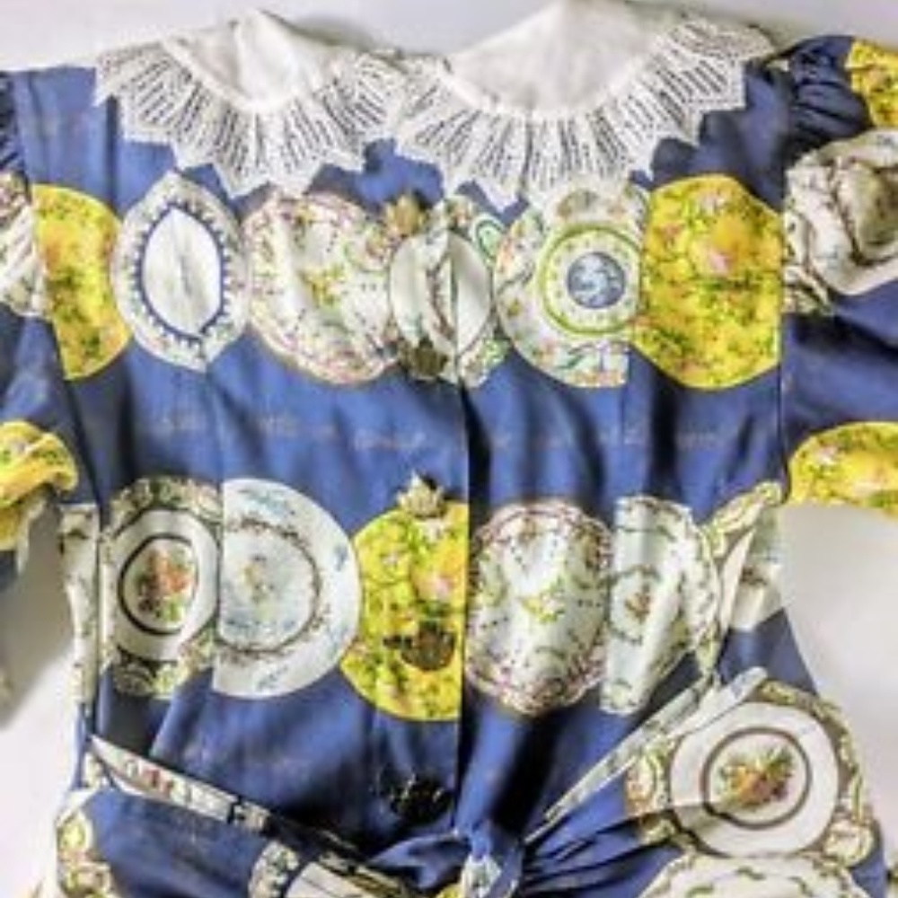 Francoise Bouthillier Tea Party Dress Modest VTG - Picture 5 of 7